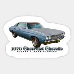 1970 Chevrolet Chevelle Malibu 4 Door Hardtop Sticker